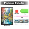 DCIDBEI DIY 5D Diamond Painting Notebook Landscape A5 Blank Diary