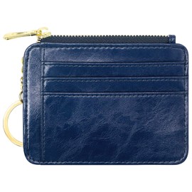 Padike Wallet for Women, Slim Credit Card Holder, Compact Size Minimalist Wallet (Blue-1)