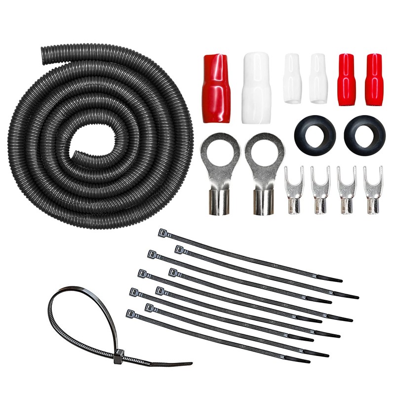 CT Sounds 8 Gauge CCA Complete Amp Wiring Install Kit,