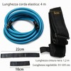 Ncheli Cintura da Nuoto con Elastico 4m, Regolabile 55-105cm