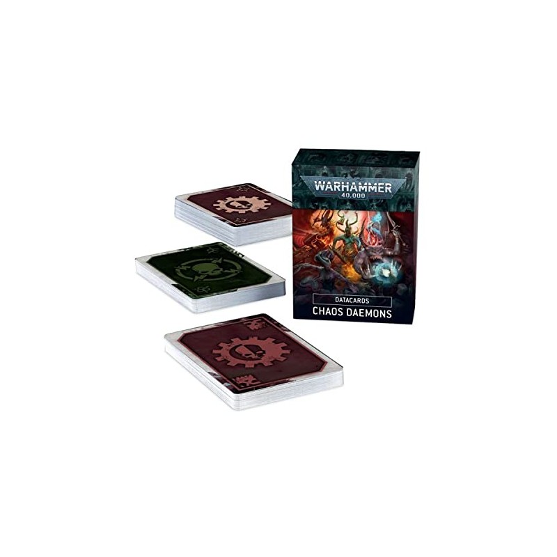 Games Workshop - Warhammer 40,000 - Datacards: Chaos Daemons