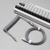 Gaming Keyboard Cable Professional Retractable Sturdy Connector Coiled Keyboard Cable