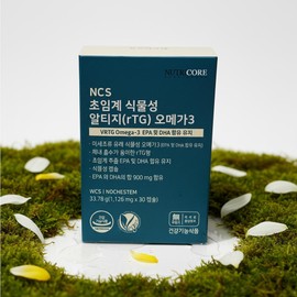 Mongul Cloud Partners Nutricore Vegetable RTG Altige Omega 3 Pregnant Women 30 Capsules, 3 Pieces / 뉴트리코어 식물성 rtg 알티지 오메가3 임산부 30캡슐, 3개