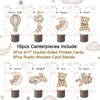 16Pcs We Can Bearly Wait Baby Shower Centerpieces and Wooden