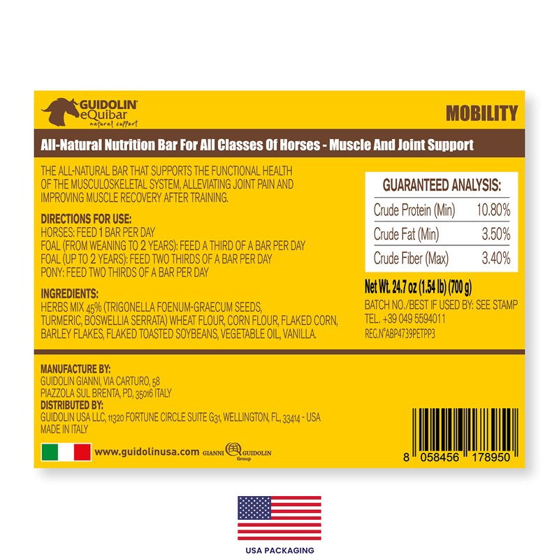 EQUIBAR Mobility: barretta naturale per il supporto di muscoli e