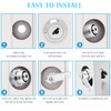 Litensh Letterbox Lock with 4 Keys - Post Box, Drawer,