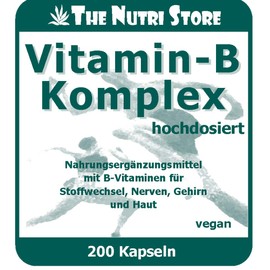 Vitamin B Complex High Dose Vegan Capsules Pack of 200