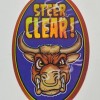 NOS 2005 VSI Cool Ovals Vending Machine Sticker Steer Clear