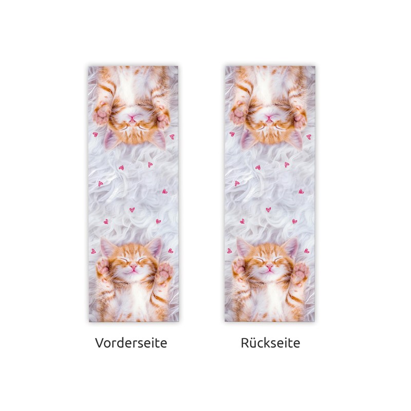 Minkocards 12 Invitation Cards for Children's Birthday Parties Girls Cat