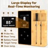 Smart Accurate Wireless Meat Thermometer - 2 Probes for BBQ,