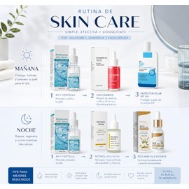 Serum con Retinol, Vitamina E y Ácido Hialurónico | Suero Nocturno para Apariencia de Líneas de Expresión y Textura Irregular | Hidratación Intensa | 