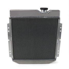 1965 66 1966 Mustang Radiator Compatible with 1960-1966 Ford Falcon Mustang Falcon Sedan Delivery 2.4L 2.8L 3.3L L6 Gas & 1960-1965 Mercury Comet 2.4L 2.8L 3.3L, 3 Row Full Aluminium Radiator