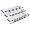 Deco Brothers Spice Rack 3 Tier Expandable Shelf Organizer, Chrome