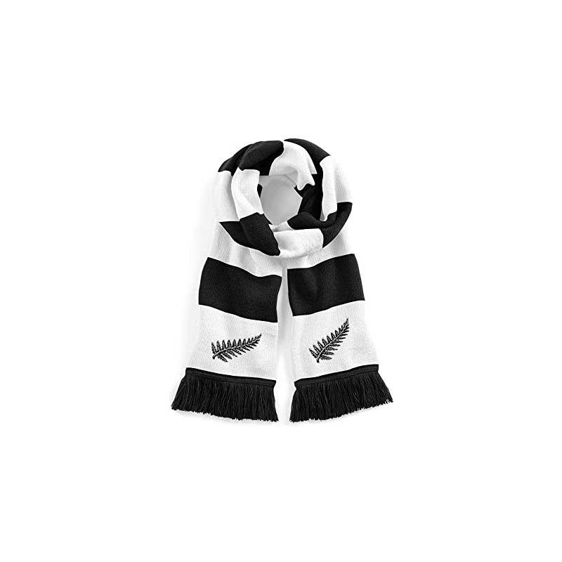 Old School Football New Zealand Retro Traditional Rugby Scarf Embroidered