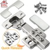 Cupboard Door Hinges, DSL Soft Close Hinges for Kitchen, Wardrobe,