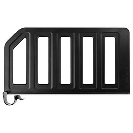 Shelf Separator/Divider with Snap on Clip (12-inch x 6-inch) - Black