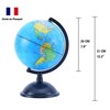 EXERZ 20 cm Globe Education Rotatable - Educational/Geographical/Modern Desk Decoration