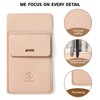 Ringsun Pocket Protector for Men, Full Grain Leather Pen Holder