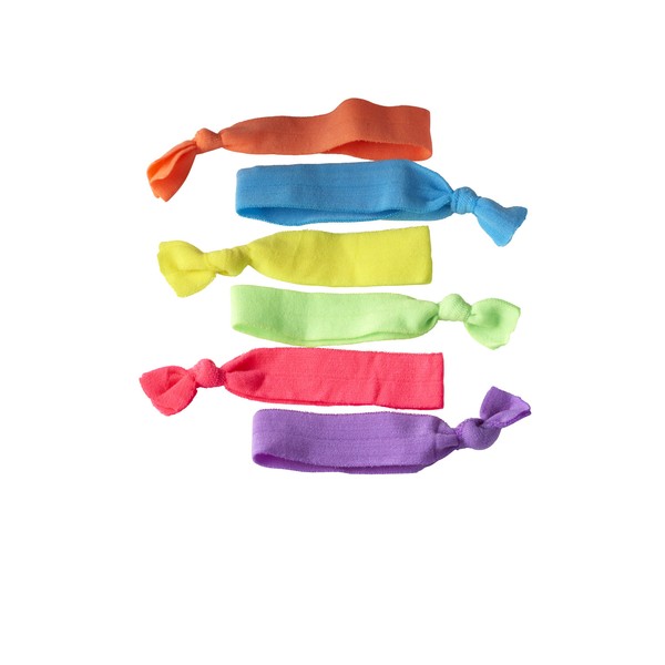 Scunci Girl Knotted Ponytailers - 6 Pieces