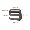QUARKZMAN Metal G-Hook Strap Clasps, Pack of 2, 1.26 Inches,
