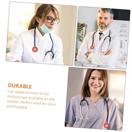 ULTECHNOVO 48pcs Stethoscope Protectors for Enhanced Sound Transmission Easy to Install Accessories for Doctors and Students and Comfortable Replacement Parts