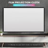Laiaouay Portable Projector Screen for Home Theater Outdoor HD White