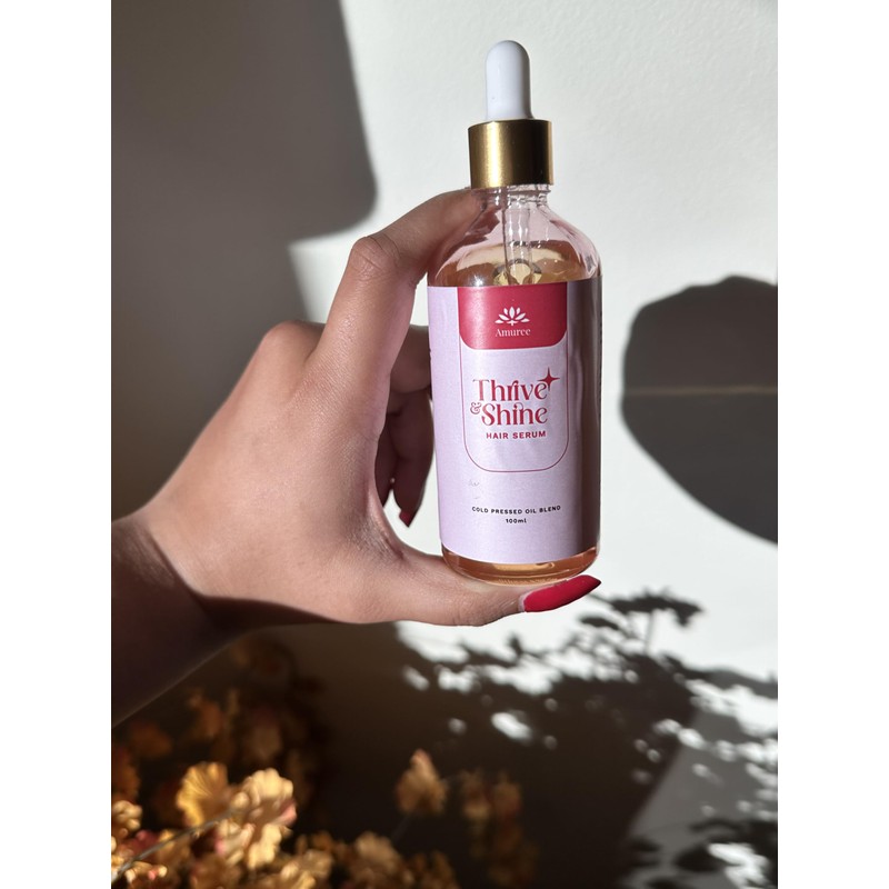 Amuree Thrive & Shine Hair Serum, 100ml, Nourishing Oil Blend