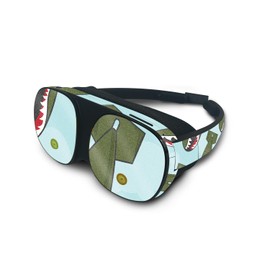 MightySkins Glossy Glitter Skin Compatible with HTC Vive Flow - Bombs Away | Protective, Durable High-Gloss Glitter Finish | Easy to Apply, Remove, and Change Style