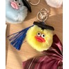 Wigo Graduation Monster, Plush Keychain, School, Cute, Present, Custom Gift,