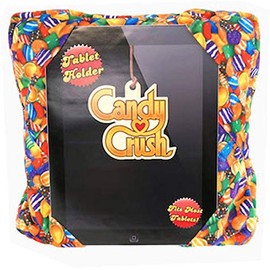 Candy Crush Candy Pattern Plush Tablet Holder