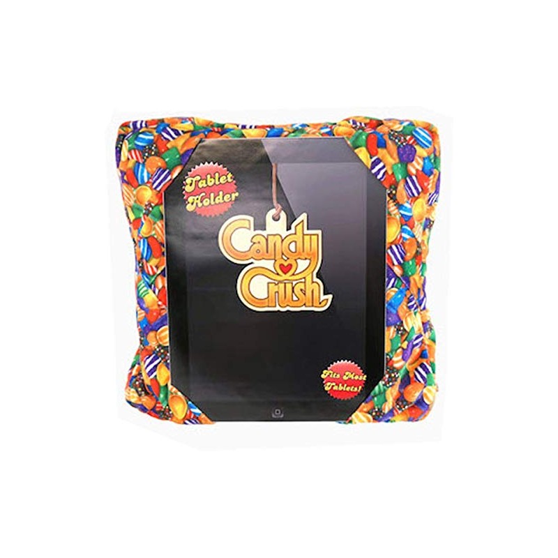 Candy Crush Candy Pattern Plush Tablet Holder
