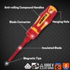WISEPRO 1000V Insulated Screwdrivers Set with Pouch, 8 PCS Electrical