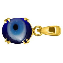 SirDaksh Collar de protección natural contra el mal de ojo de 4,25 quilates para hombres y mujeres, Metal, Sin piedra preciosa