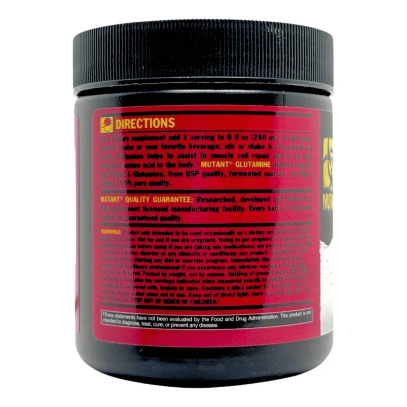 Mutant Glutamine de 300g Sin sabor