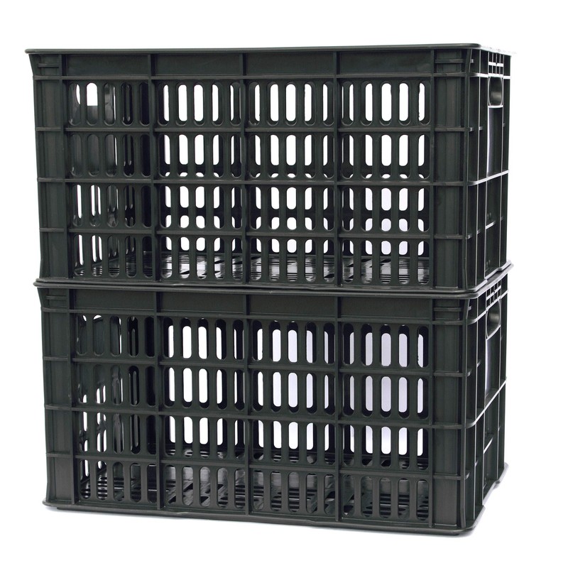 King's Rack 3 Pack Milk Crate 29 Quart 7 Gallon
