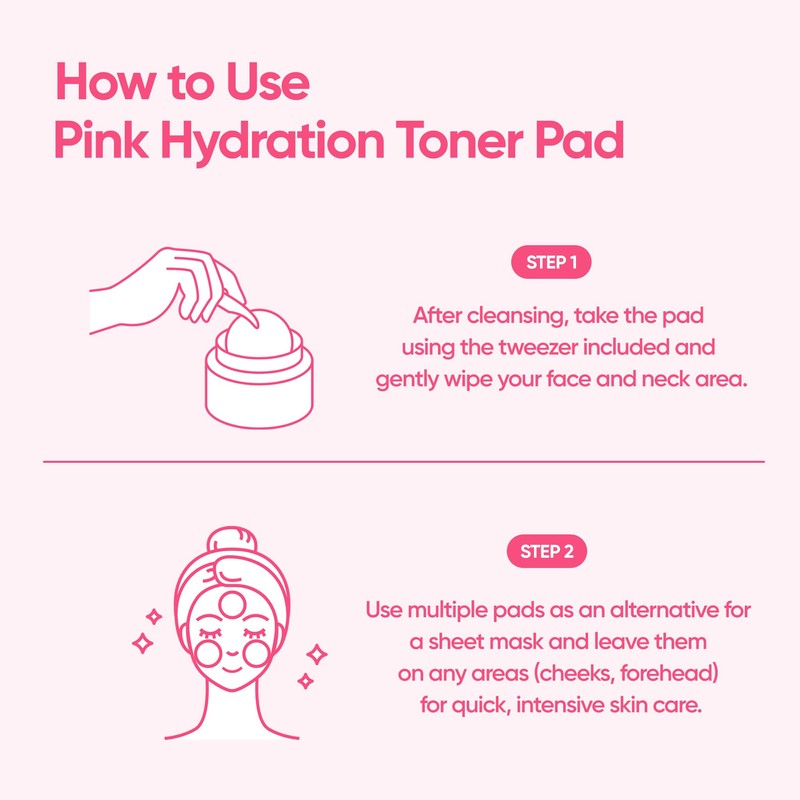 BANILA CO Clean it Zero Pink Hydration Toner Pad |