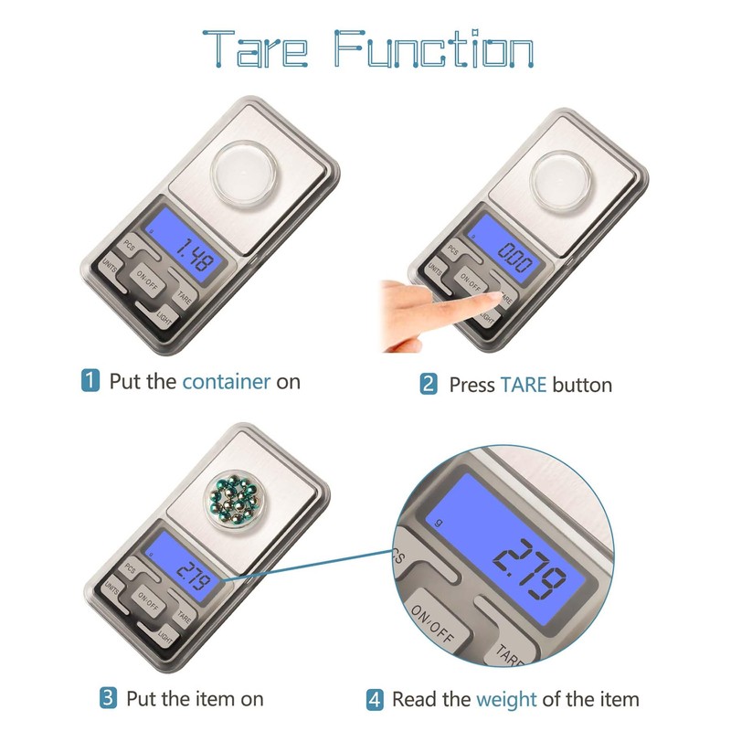 Funshowcase Mini Electronic Scale for Resin Epoxy Measuring