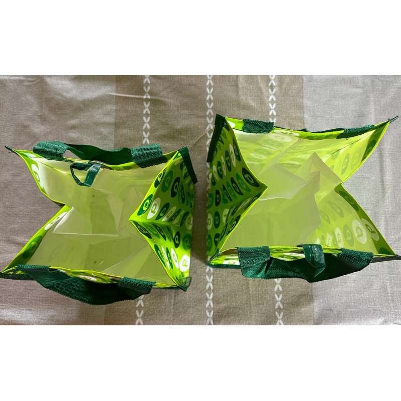 Publix 2 Wine Bottle Carriers Eco Friendly Reusable Shopping Bags