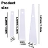 6Pcs Applicator Glue Spreaders, 3 Different Sizes White Smear Sticks