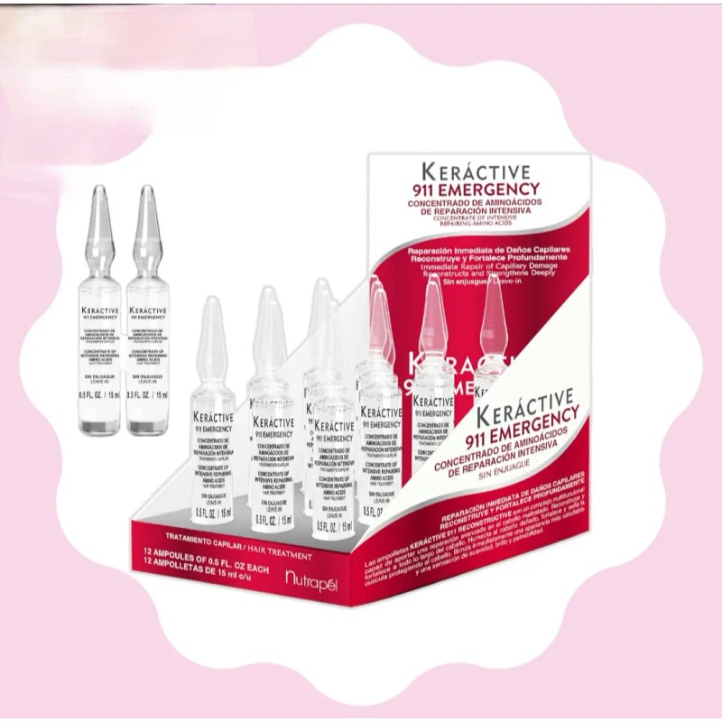 Nutrapel Ampolleta Reconstructive Keractive 911 12amp15ml