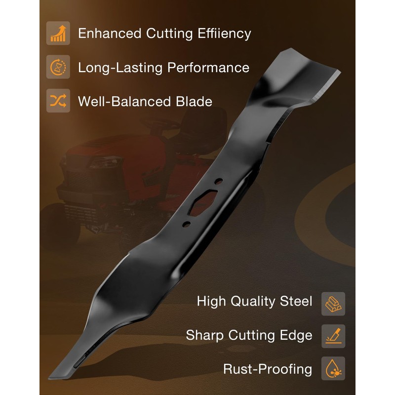 HQPASFY 742-05535 Lawn Mower Blades Set, Diamond Center Hole Compatible