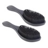 YEHEI 2 Pcs Magic-Wave Brush Curved Wave Brush Men'S Styling