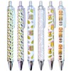 Pickle Pens 6PC Writing Pen Set for Pickle Lovers Stuff Things Present Themed Gifts Merchandise School Supply Home Office Stationery Employee Coworkers Graduation Birthday Party Bag Favors