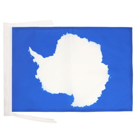 Antarctic Flag 18'' x 12'' cords - Antarctic continent SMALL flags 30 x 45cm - Banner 18x12 in - AZ FLAG