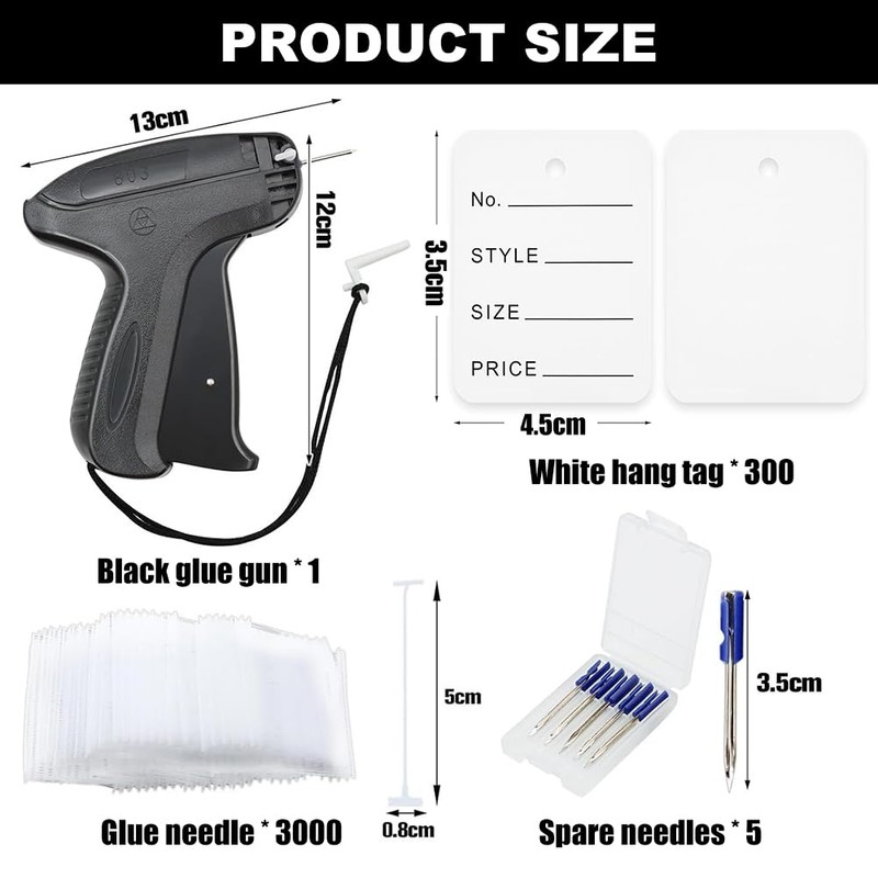 QEEROYO Labeling Gun, Gift Tag Labeling Machine with 5 Replacement