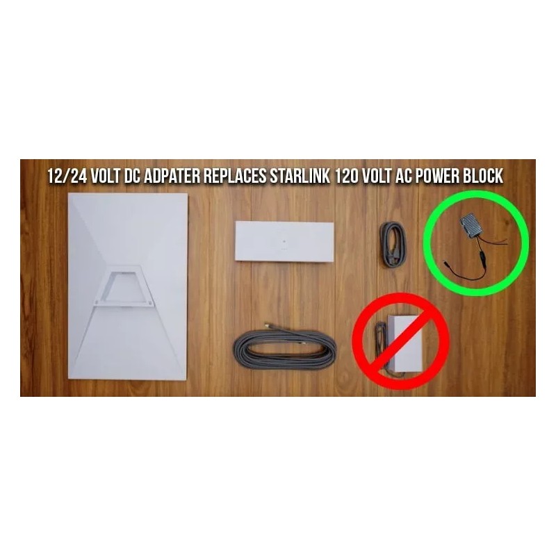 Starlink Gen 3 - 12-Volt DC Power Adapter