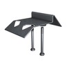 Pollmann Baubeschläge 2144600 Overrun Support for Embedding in Concrete, Bright