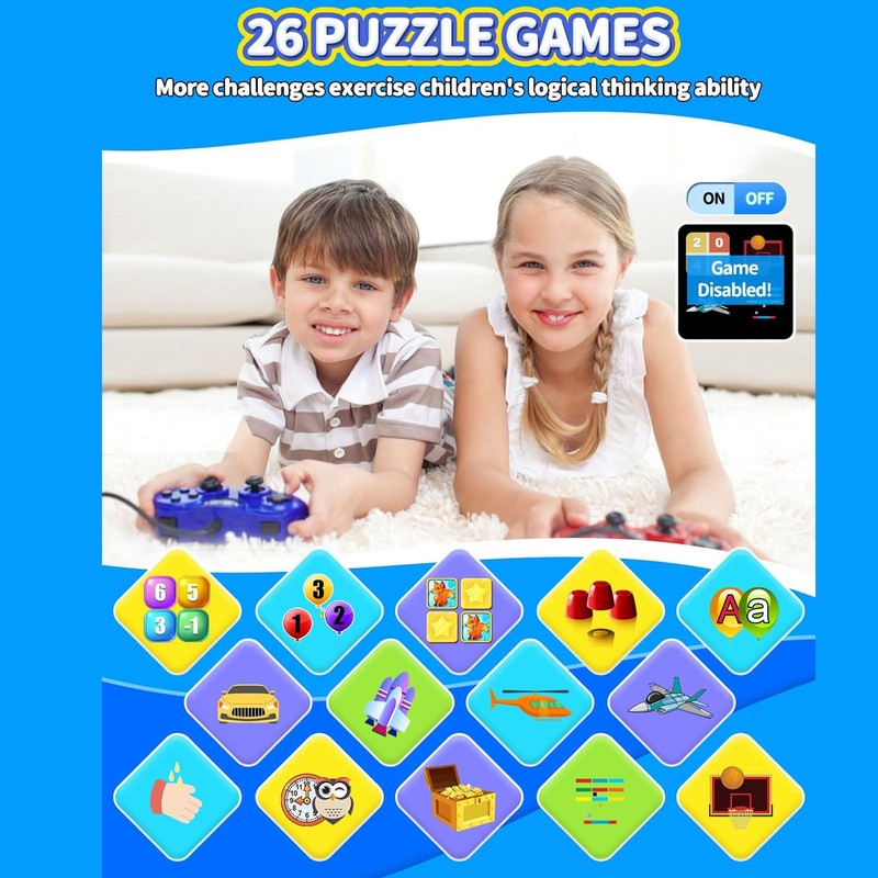 Kids Game Smart Watch Music Video Player Camera Alarm Clock