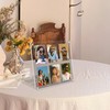 AetJxixee 8X8 Inch Acrylic Collage Picture Frames, 6 Section 2X3