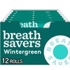 BREATH SAVERS Wintergreen Flavored Sugar Free Breath Mints Rolls, .75